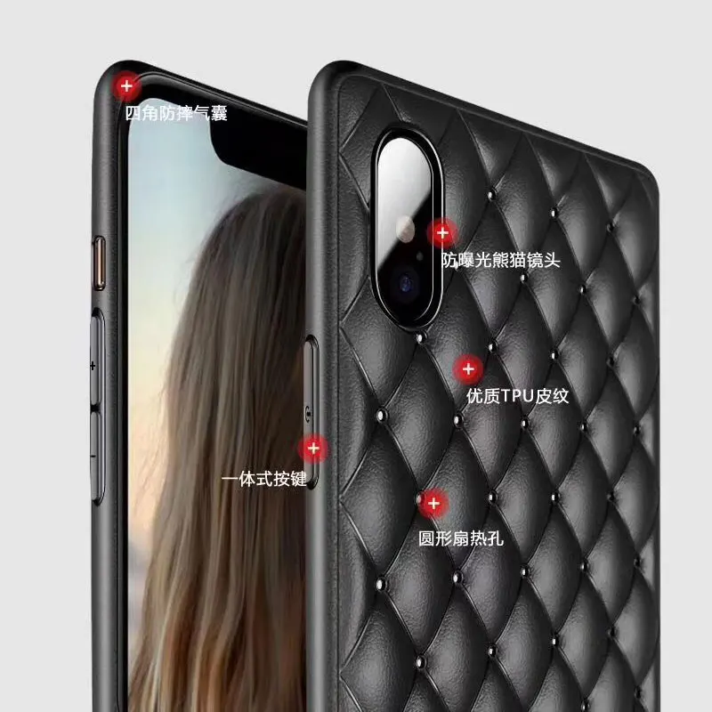 Классический дышащий чехол для iPhone XR Силиконовые мягкие чехлы из ТПУ XS MAX X 7 Plus 8 |