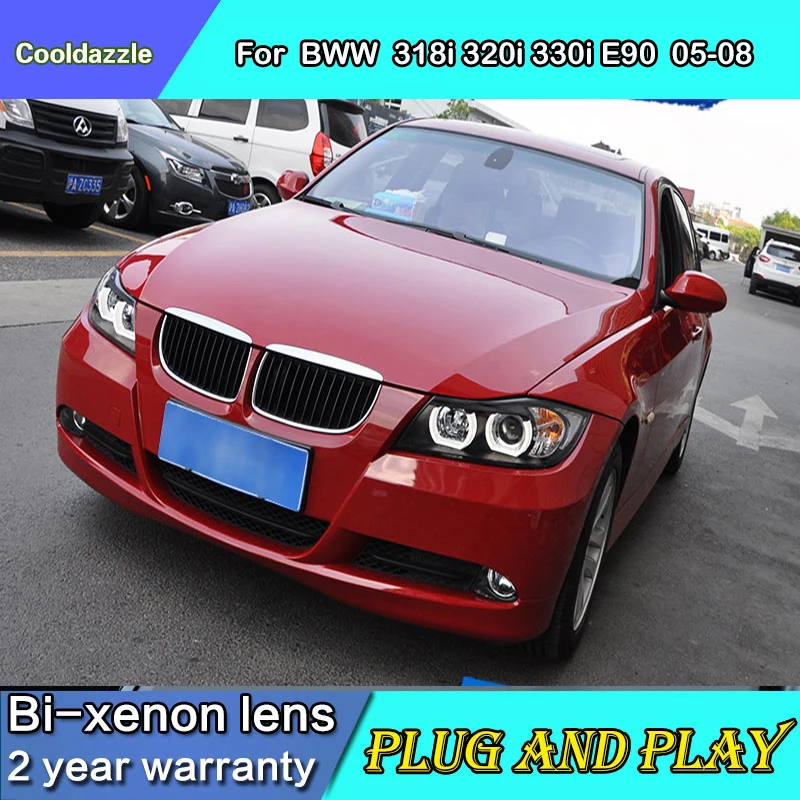 Автомобильного тюнинга Чехол для BMW E90 318i 320i 330i светодиодный головной светильник s