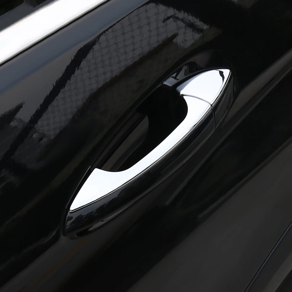 Автомобильный Стайлинг накладка на дверную ручку из нержавеющей стали для Benz C E