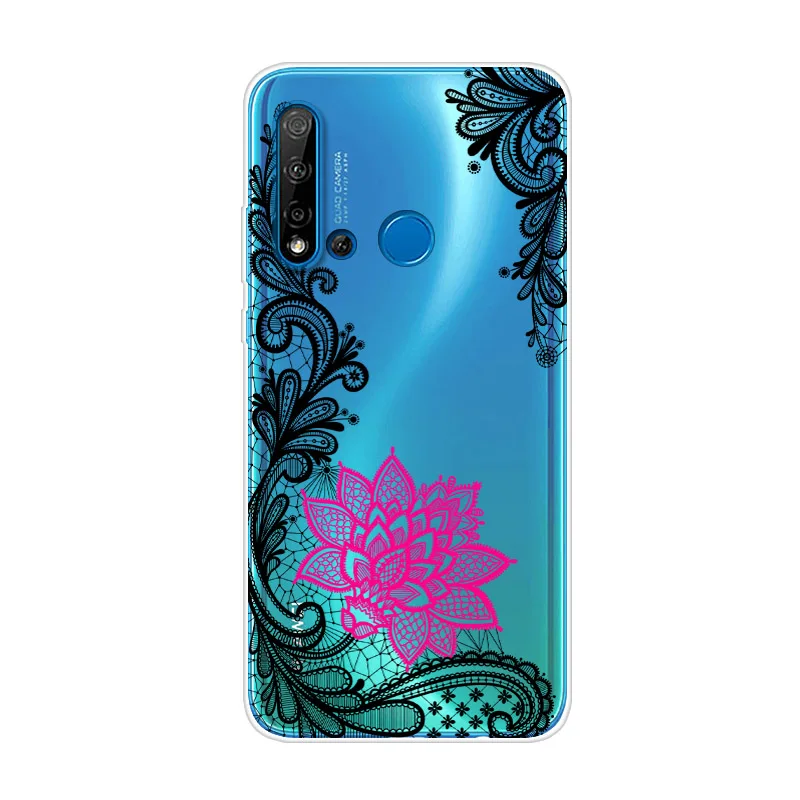 Чехлы для Huawei Nova 5i мягкий силиконовый защитный чехол задней крышки телефона