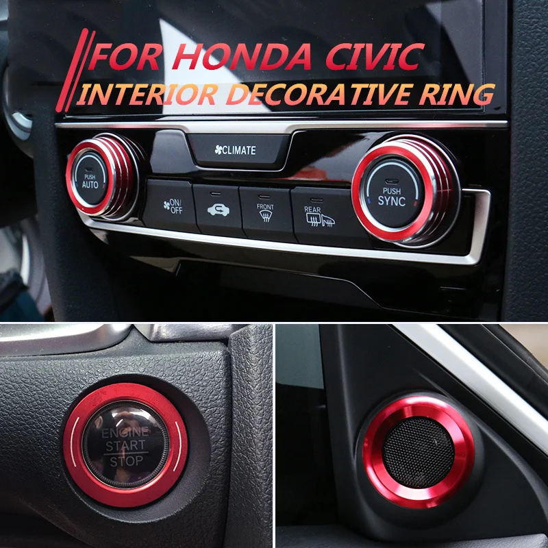 Автомобильный Кондиционер мультимедийный динамик аудио для Honda new Civic 2018 кнопка с