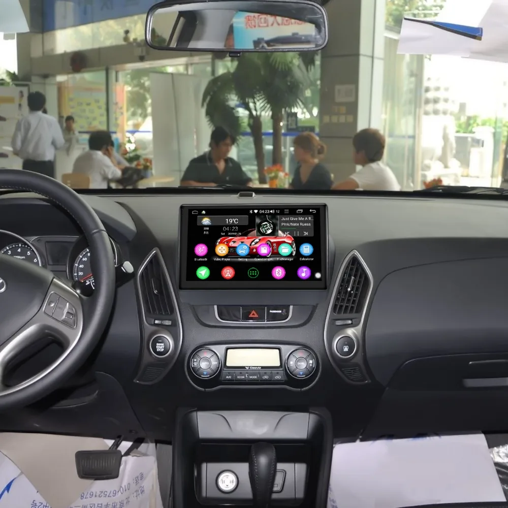 10 1 &quotAndroid 8 автомобильное радио стерео головное устройство для hyundai IX35 Tucson 2011 2016 gps