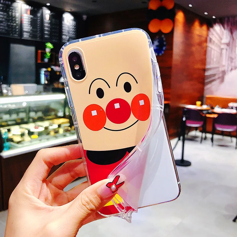 Забавный мультяшный хлеб Anpanman Прекрасный Мягкий ТПУ чехол для мобильного