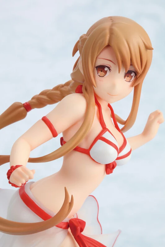 Chara Ani Sword Art Online SAO ALO UW Yuuki Asuna Рисунок Асуна бикини серфинг версия 16 см Lifa ПВХ аниме