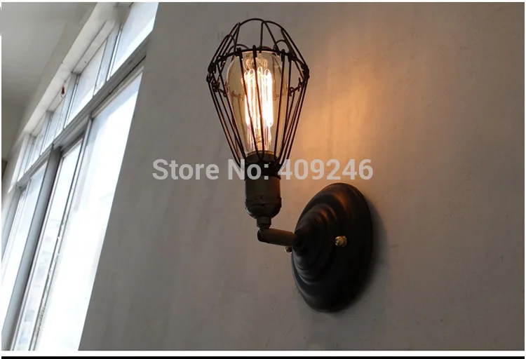 Промышленный Винтажный стиль лофт промышленный складной светильник настенный