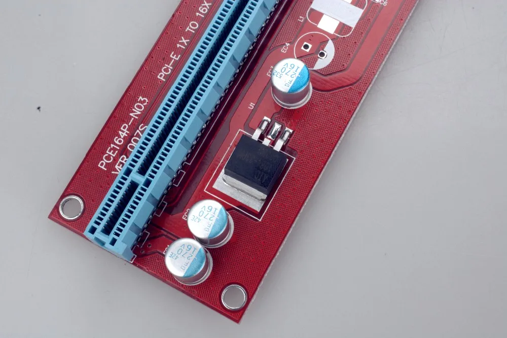 Высокое качество 60 см pci e 1x к 16X Riser Card конвертер PCIe PCI Express Extender + кабель USB 3.0/15pin SATA