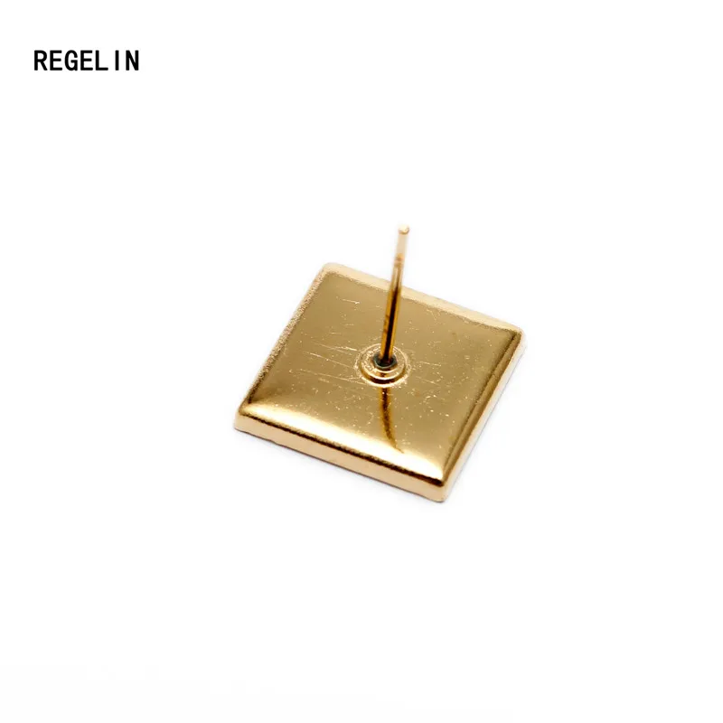 REGELIN Fashion 20 шт./лот серебряные/Золотые/антикварные бронзовые серьги гвоздики с