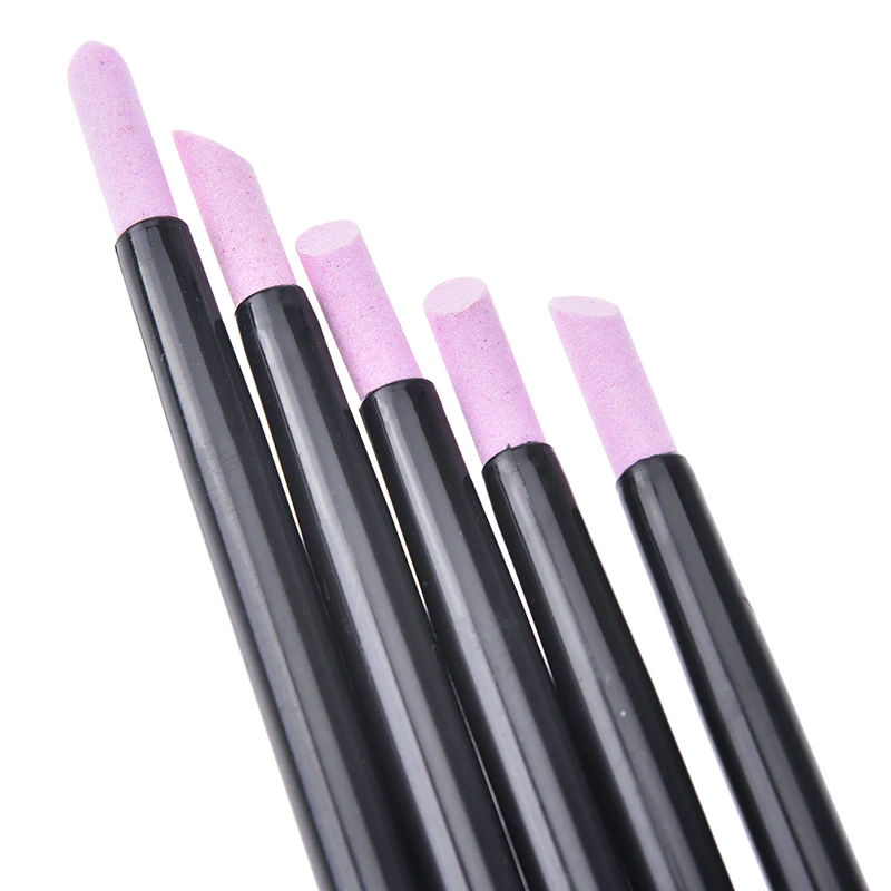 5 шт./компл. нейл-арта Кварцевый камень ручка для удаления толкатель лак гель