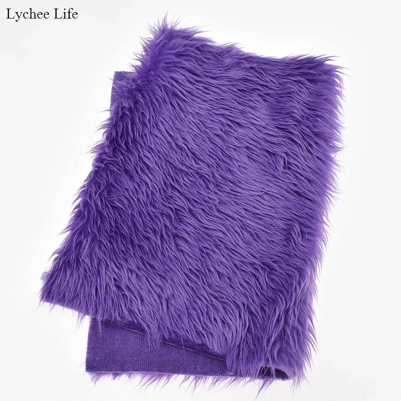 Lychee Life модная ручная работа имитация меха мягкая ткань женское плюшевое пальто