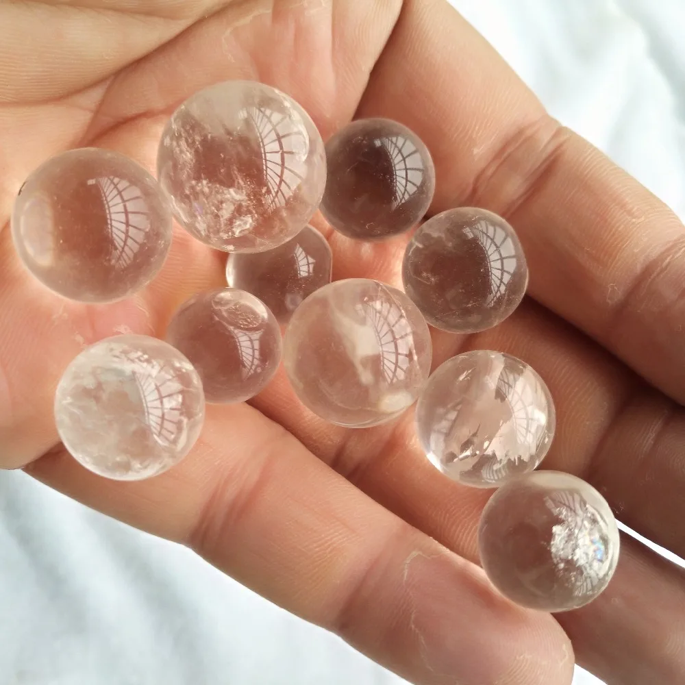 

(15-20mm) Natural sphere clear quartz crystal ball