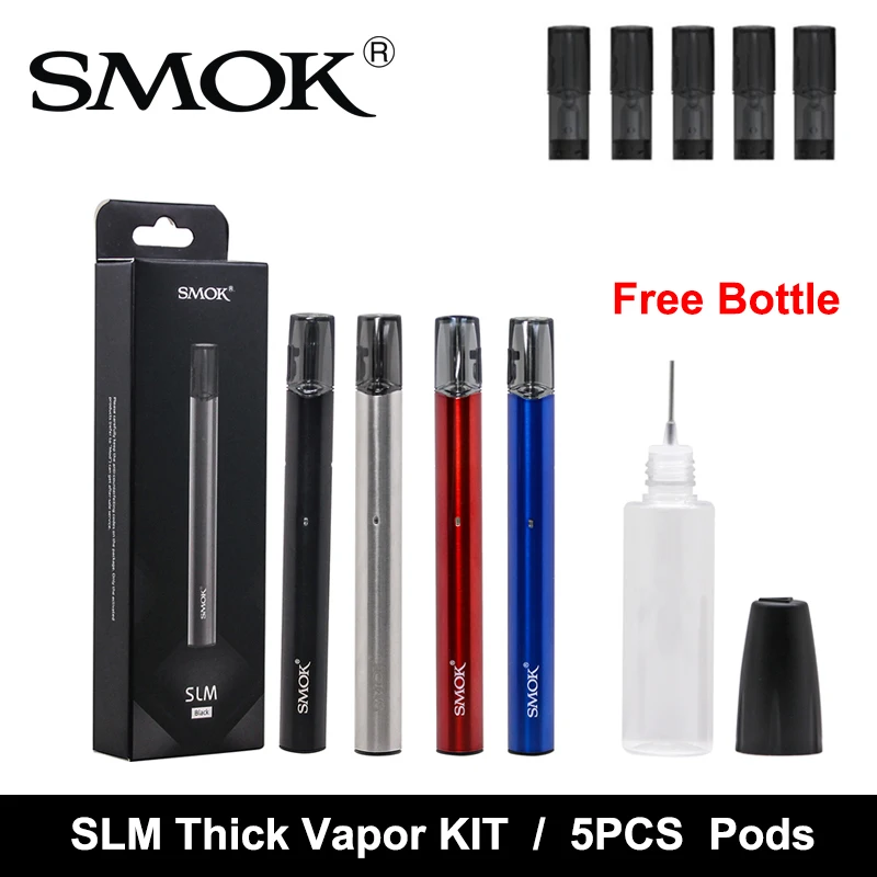 Оригинальный набор SMOK SLM Stick Vapor KIT батарея 250 мА/ч 0 8 мл электронная сигарета