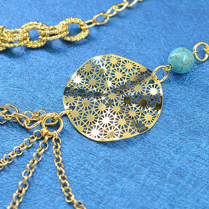 Женское длинное ожерелье Sunny Jewelry модное ювелирное изделие длинная цепочка