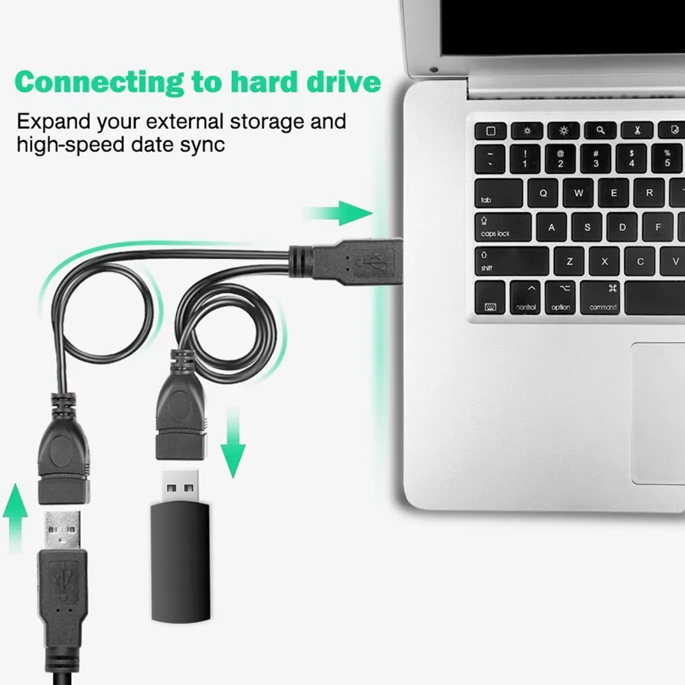Usb-кабель, y-разветвитель, USB 2,0 A, папа-2, двойной женский концентратор, адаптер, 2 порта, синхронизация данных, зарядка, удлинитель преобразователя питания