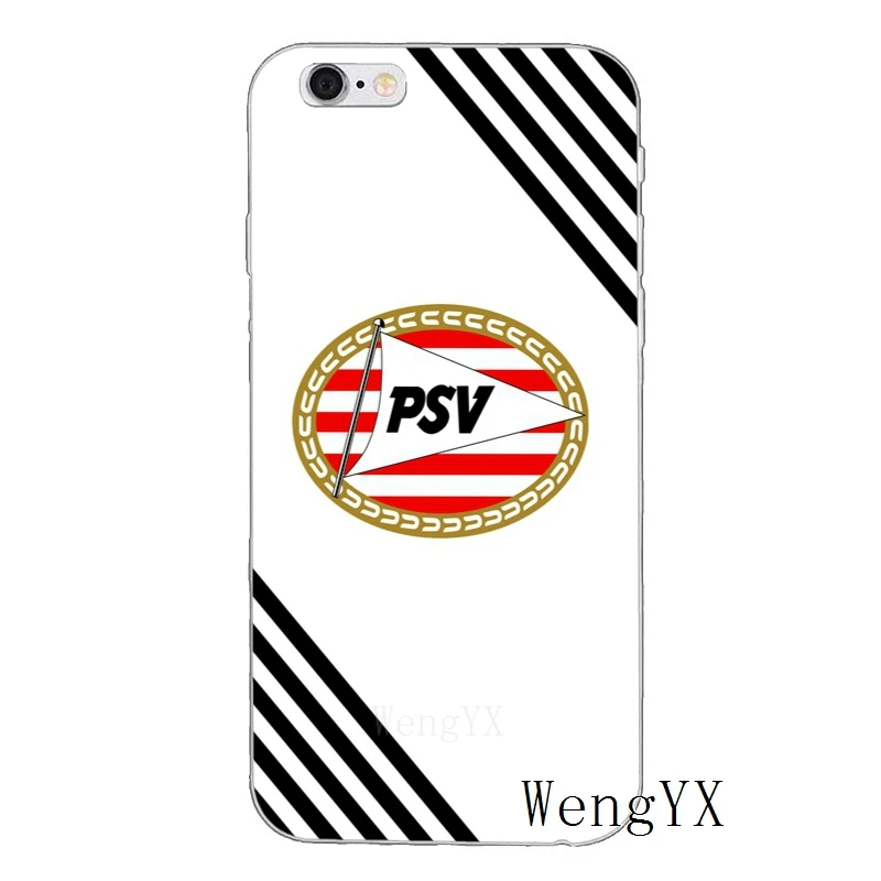 Для iPhone X XR XS Max 8 7 plus 6s 6 plus SE 5S 5c 5 4S 4 iPod Touch чехол psv Eindhoven футбольный логотип мягкий Чехол для телефона - Цвет: PSV-Eindhoven-A-14
