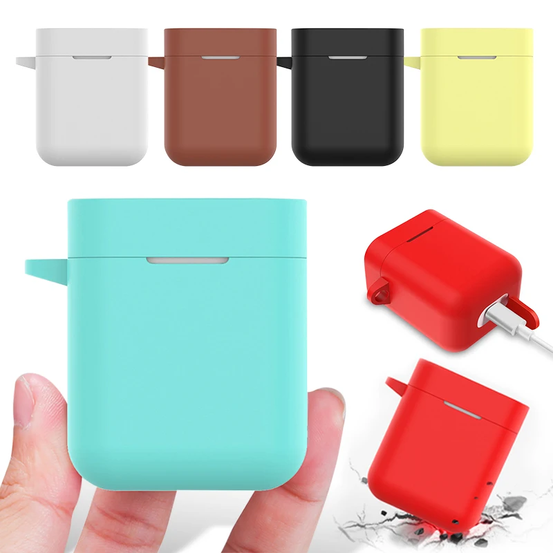 Чехол для наушников Xiaomi Airdots Pro мягкий силиконовый чехол беспроводной гарнитуры