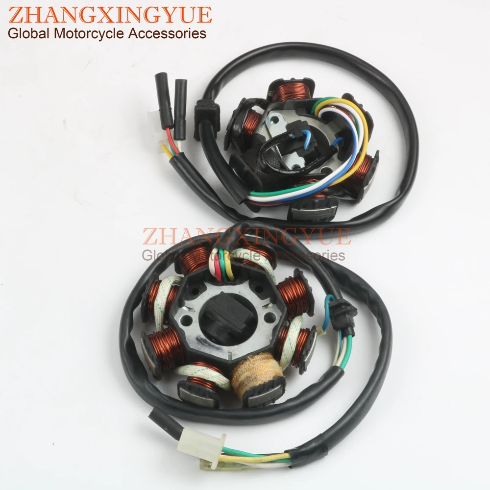 Статор зажигания скутера 6-8 катушек для Longbo Adventure Voyager 125/150-2 150cc GY6 152QMI 157QMJ 4-тактный