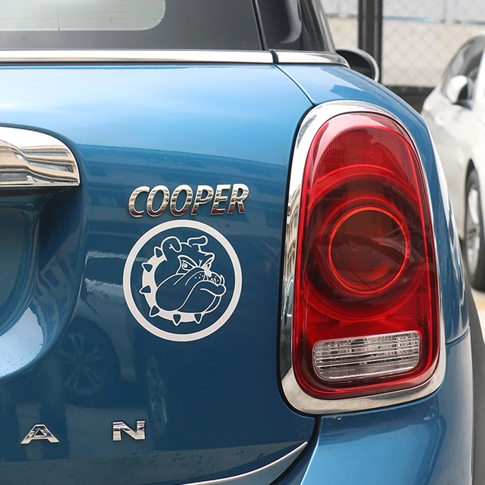 13x13 см Бульдог кузов Машины окно топливный бак стикеры наклейки для Mini Cooper Countryman