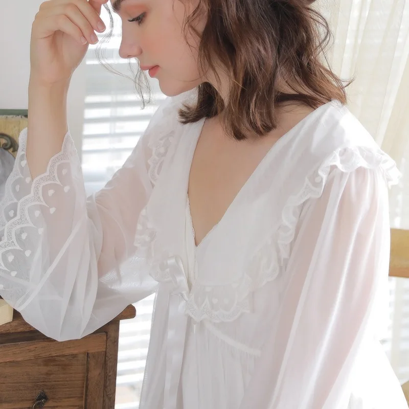 Женский тонкий длинный рукав 2 предмета с отложным воротником Rob летние белые