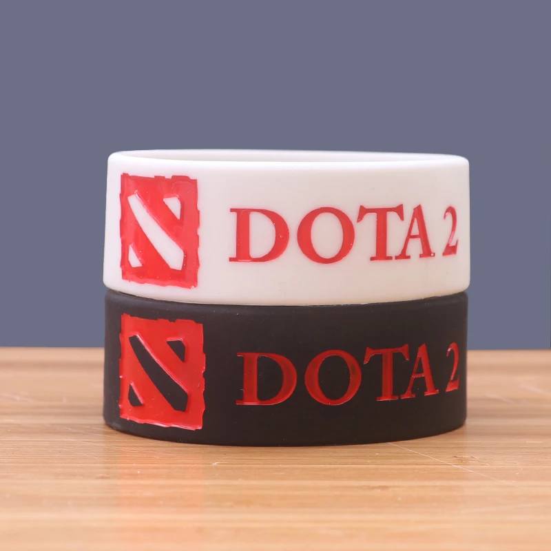 2 цвета Высокое качество DOTA широкая версия силиконовые браслеты Горячая игра
