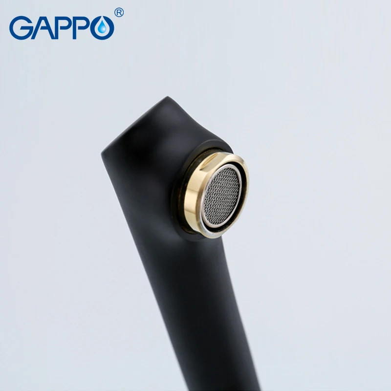 GAPPO кухонный кран для раковины смеситель воды кухонные краны раковина черный