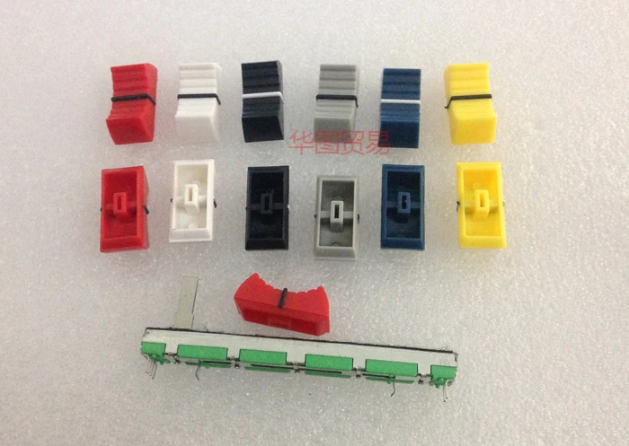 Крышка фейдера потенциометра/4 мм отверстия для регулировки громкости звука 6 шт.