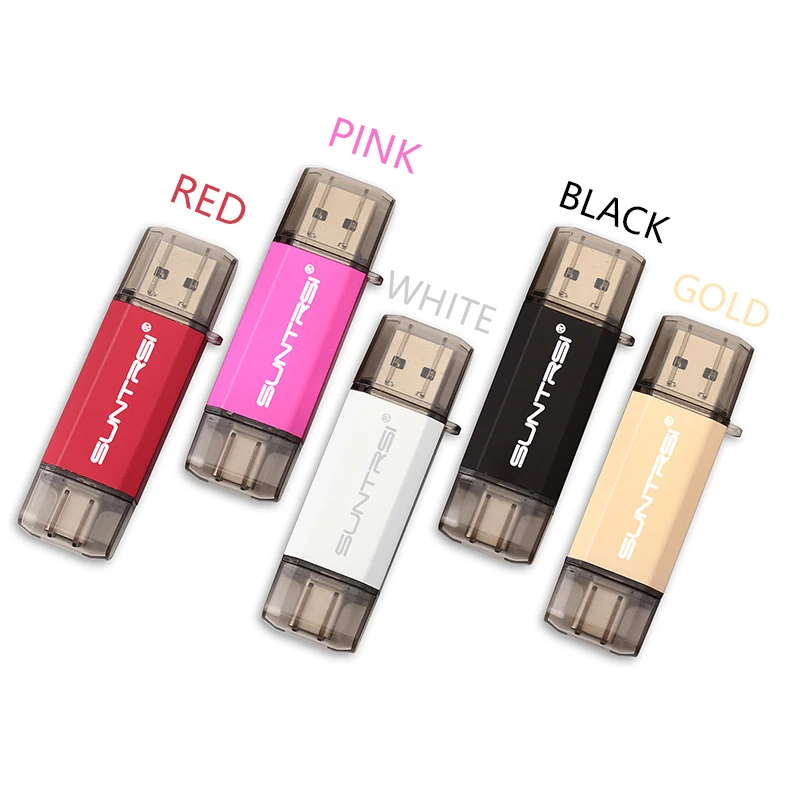 Suntrsi USB3.0 флеш-накопитель OTG 128 Гб 64 ГБ 32 16 Type C USB флешка индивидуальный