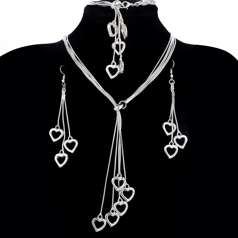 Женский комплект украшений ZOSHI набор с серебряным покрытием многослойное