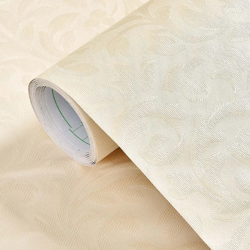light yellow 22 Цветочный узор зерна самоклеющиеся обои шкаф пилинг и палка настенные наклейки домашний Декор Водонепроницаемая мебель бумага для ящиков в шкафу - Цвет: light yellow 22