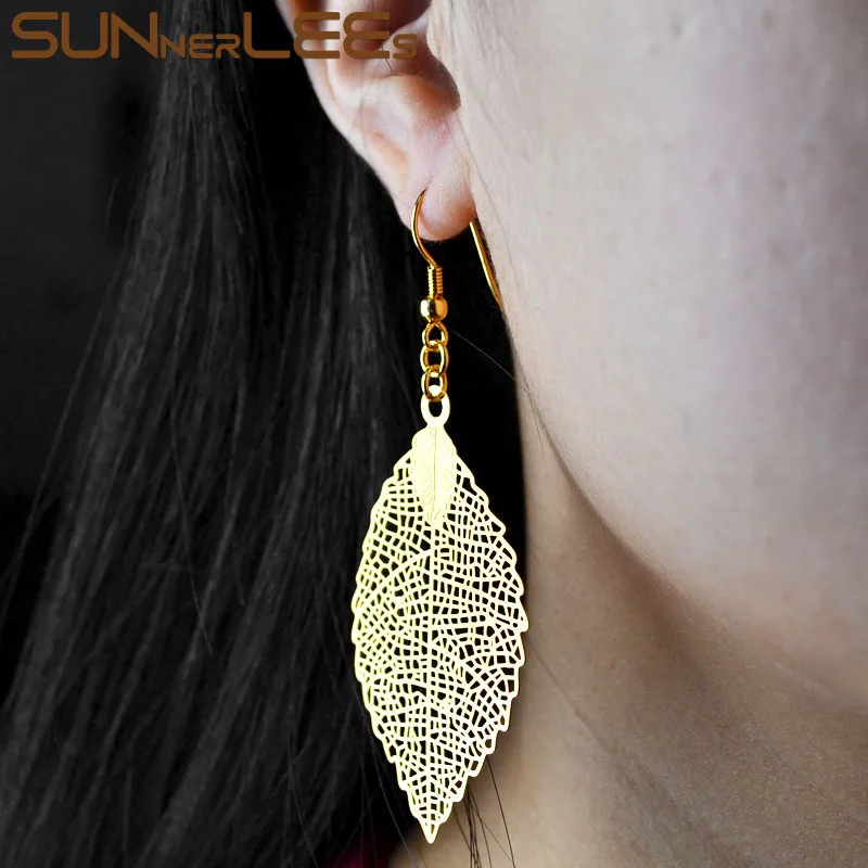 SUNNERLEES модные ювелирные изделия для женщин и девушек золотого цвета Висячие