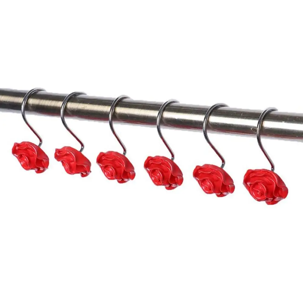 Крючки для душевой занавески 12 шт. декоративные Антикоррозийные кольца крючки