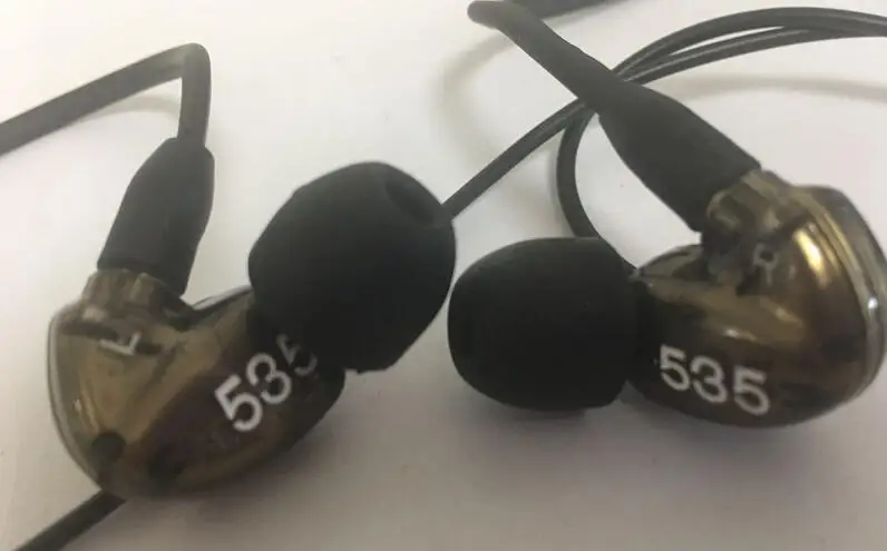 Бесплатная доставка Бренд SE535 съемные Наушники Hi-Fi стерео гарнитура SE 535