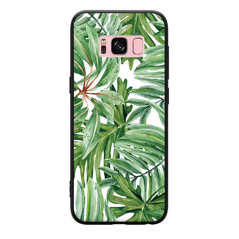 Жесткий чехол для телефона Monstera Plant Leaves с узором Xiaomi A1 5X RedMi 4A 4X 5 Plus Huawei Honor 6X 7X P8 P9 P10