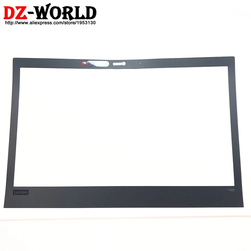 neworig laptop screen front shell lcd b bezel cover for lenovo thinkpad t480 display frame part 01yr487 01yr488 free global shipping