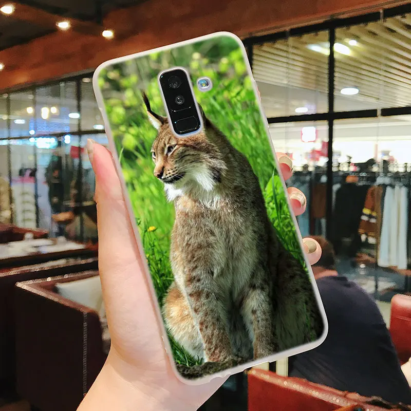 Силиконовый чехол для телефона канадская Рысь Samsung Galaxy A8S A6S A9 A8 Star A7 A6 A5 A3 Plus 2018 2017