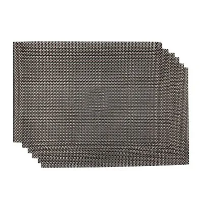 2015 Home Decor New Dinner Mat Placemat Put on Paper Doilies Valdler PVC mat for Daily Life Slip Heat-Resistant Brown Set of 6 | Дом и сад