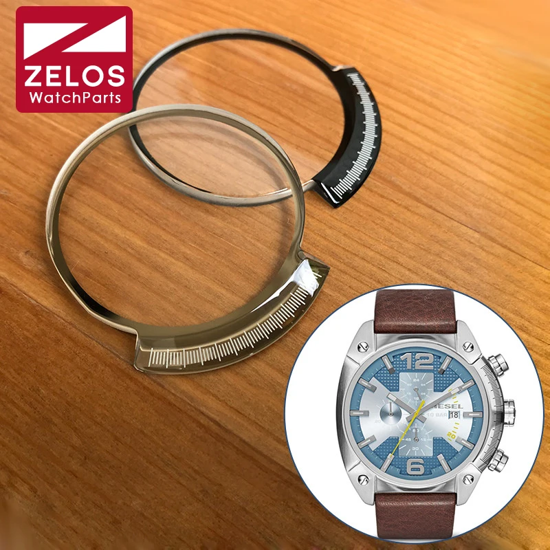 Mineral Crystal DZ Watch Glass for Diesel OVERFLOW mens watch