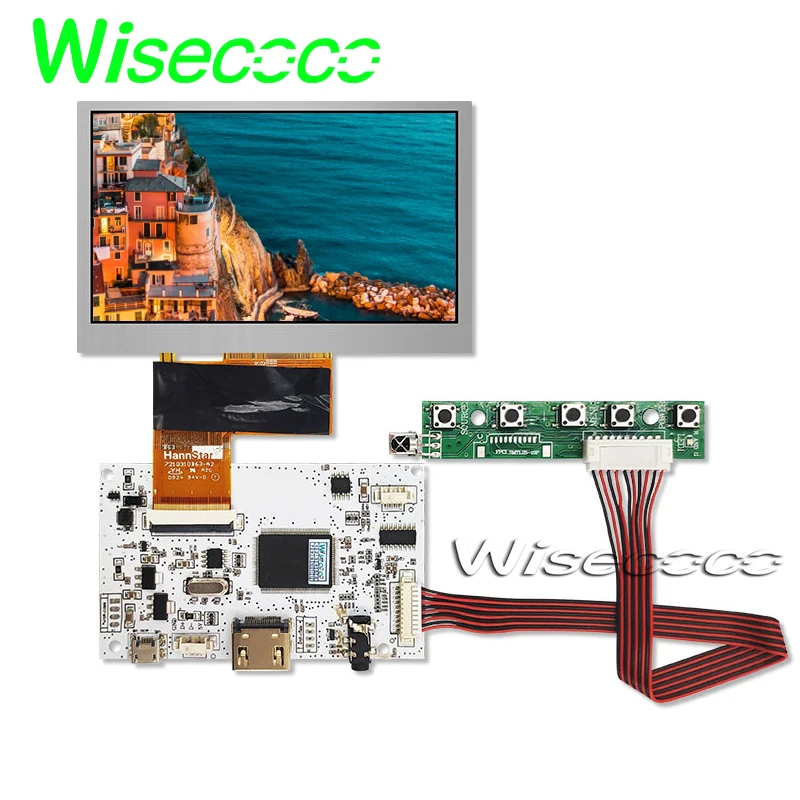 Плата драйвера дисплея ki 4 3 дюйма tft ЖК экран панель 480x272 HSD043I9W1 A00 с mirco usb hdmi