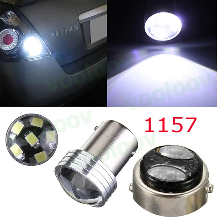 1x1156 BA15S 1157 BAY15D 6 ти Диодная лампа 2835 DC12V проектор Авто Источник резервного