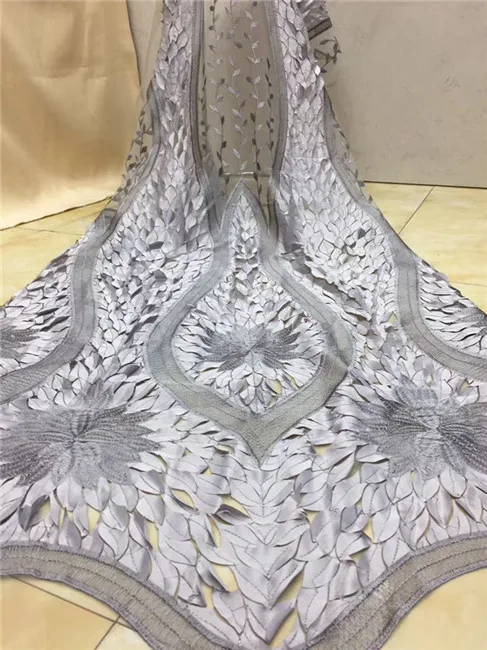 

New design Pink+White African Lace Fabric.High quality fashion French tulle lace Fabrics 5yds/pc X01