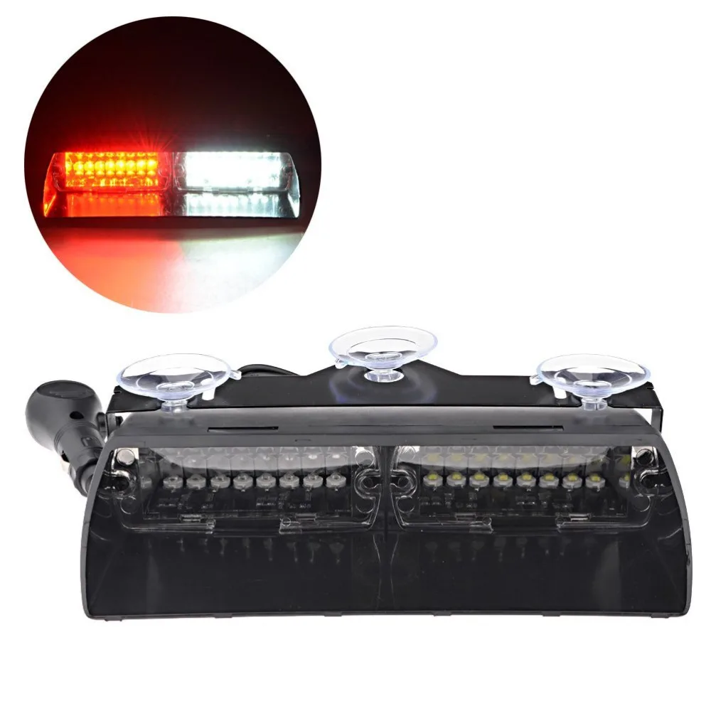 Супер яркий 16 led DC12V Viper S2 сигнальный мигающий светодиодный предупреждающий свет