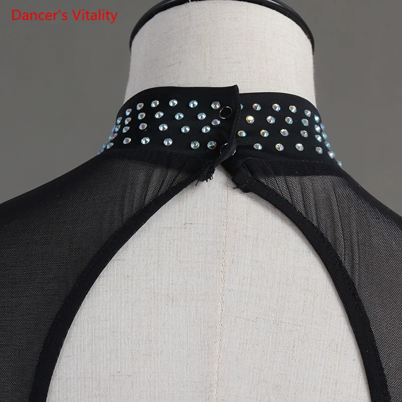 

Custom Made NEW Women's Latin Long Sleeves Dance Costumes Dress Skirt Salsa Samba Cha-Cha Latin Dance Dress