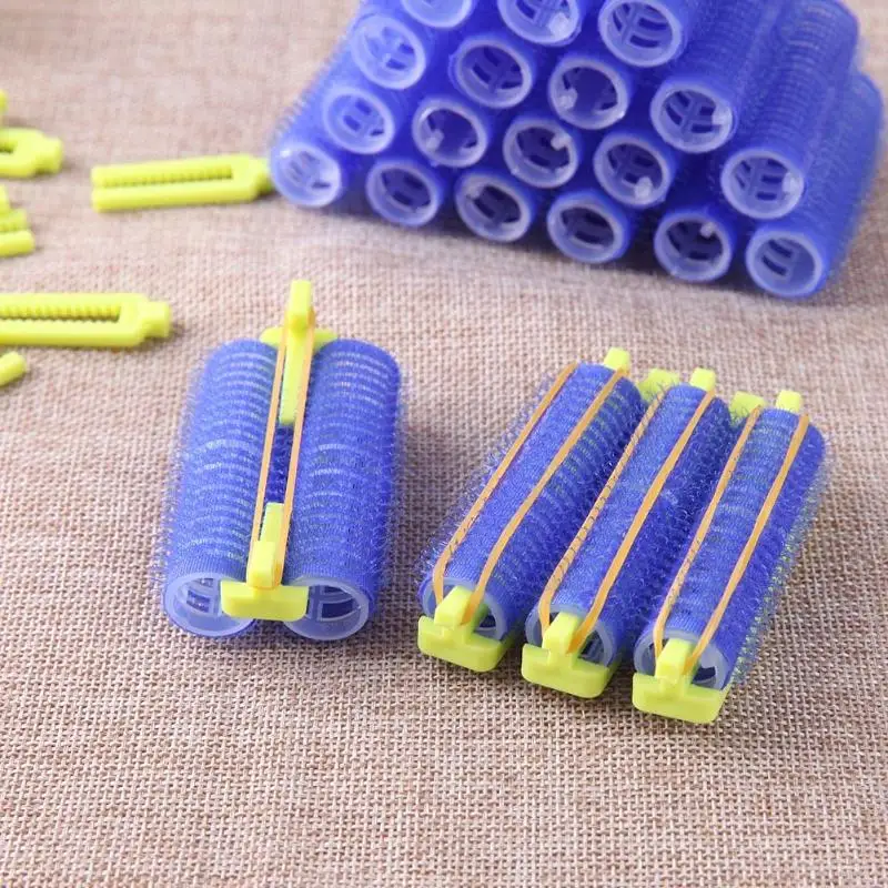 24 шт. DIY большие волны для завивки волос пушистые корни завивка DIY Стайлинг бигуди Ролики волнистые волосы дизайн завивки бигуди парикмахерские инструменты
