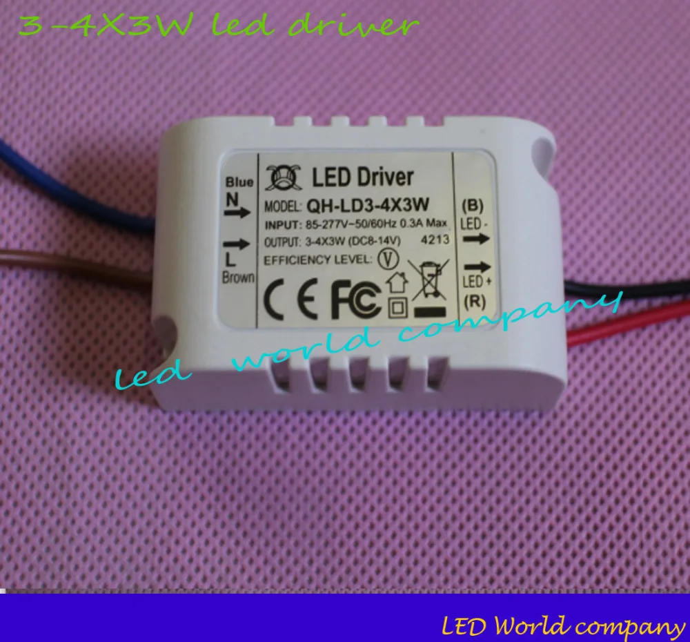 Фото Бесплатная доставка 10 шт./лот 3-4x3W 85-265V 300mA-600mA светодиодный драйвер конвертер Бесплатная доставка 10 шт./лот 3-4x3W 85-265V 300mA-600mA светодиодный драйвер конвертер