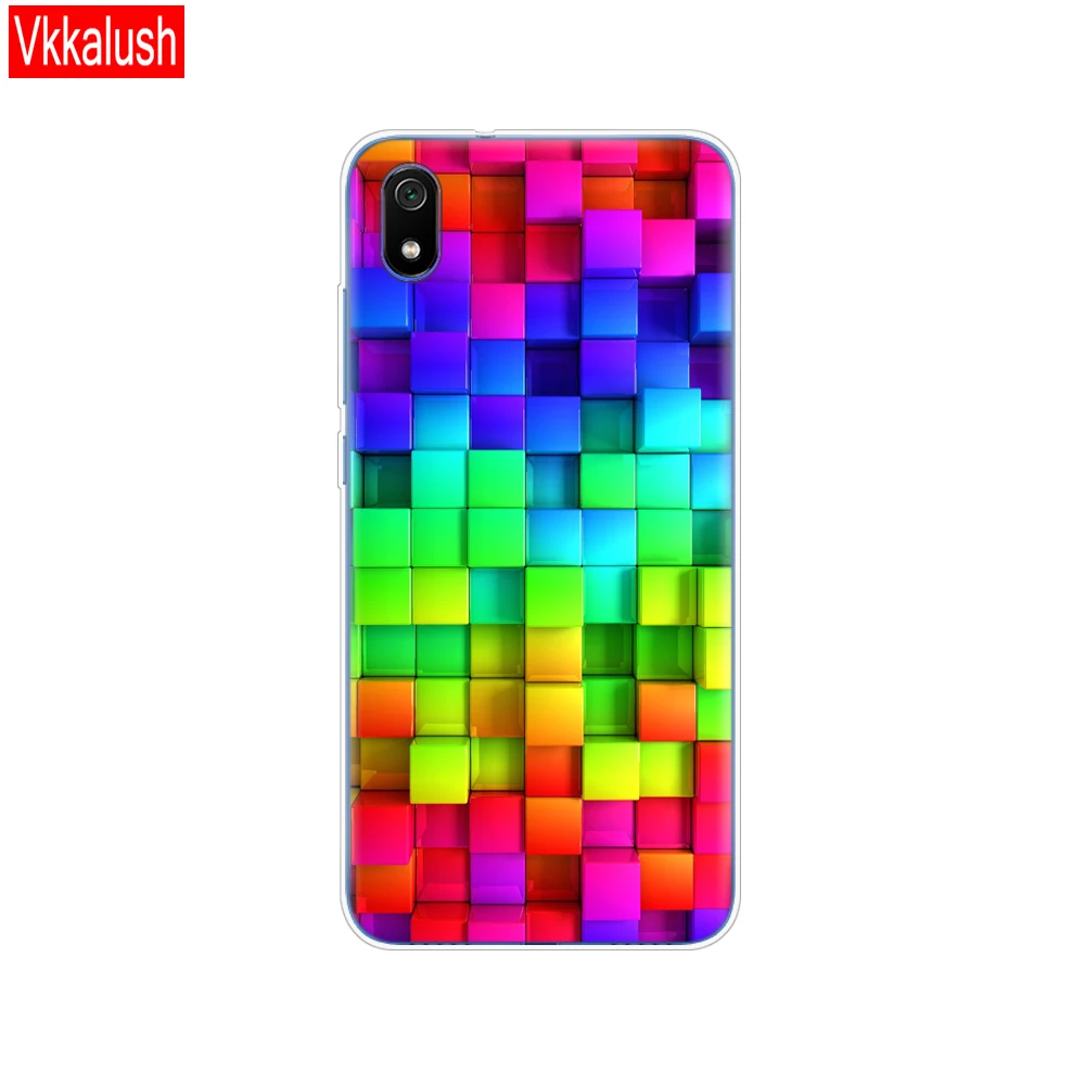 80175 Силиконовый чехол-сумка для Xiaomi Redmi 7a, чехол s, полная защита, мягкая задняя крышка из ТПУ для Redmi 7A, бампер, чехол для телефона - Цвет: 80175