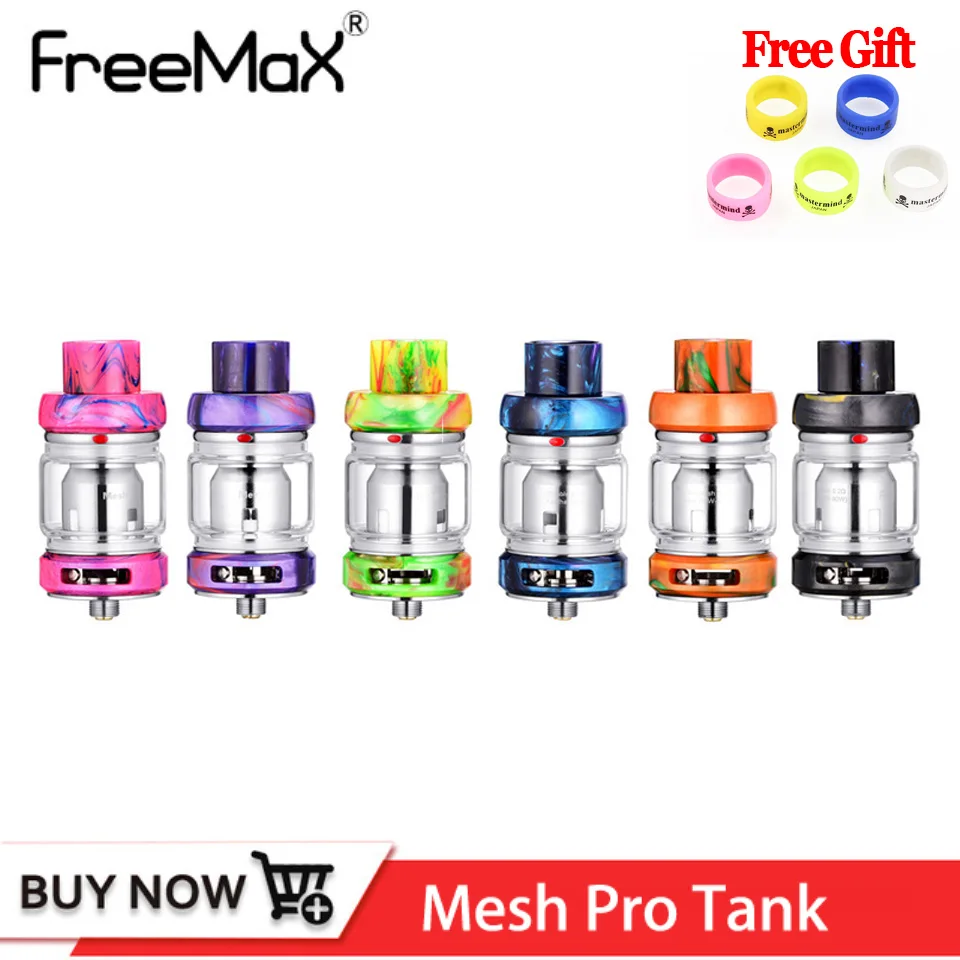 Оригинальный Freemax Mesh Pro Tank атомайзер 6 мл из углеродного волокна катушка Vape бак