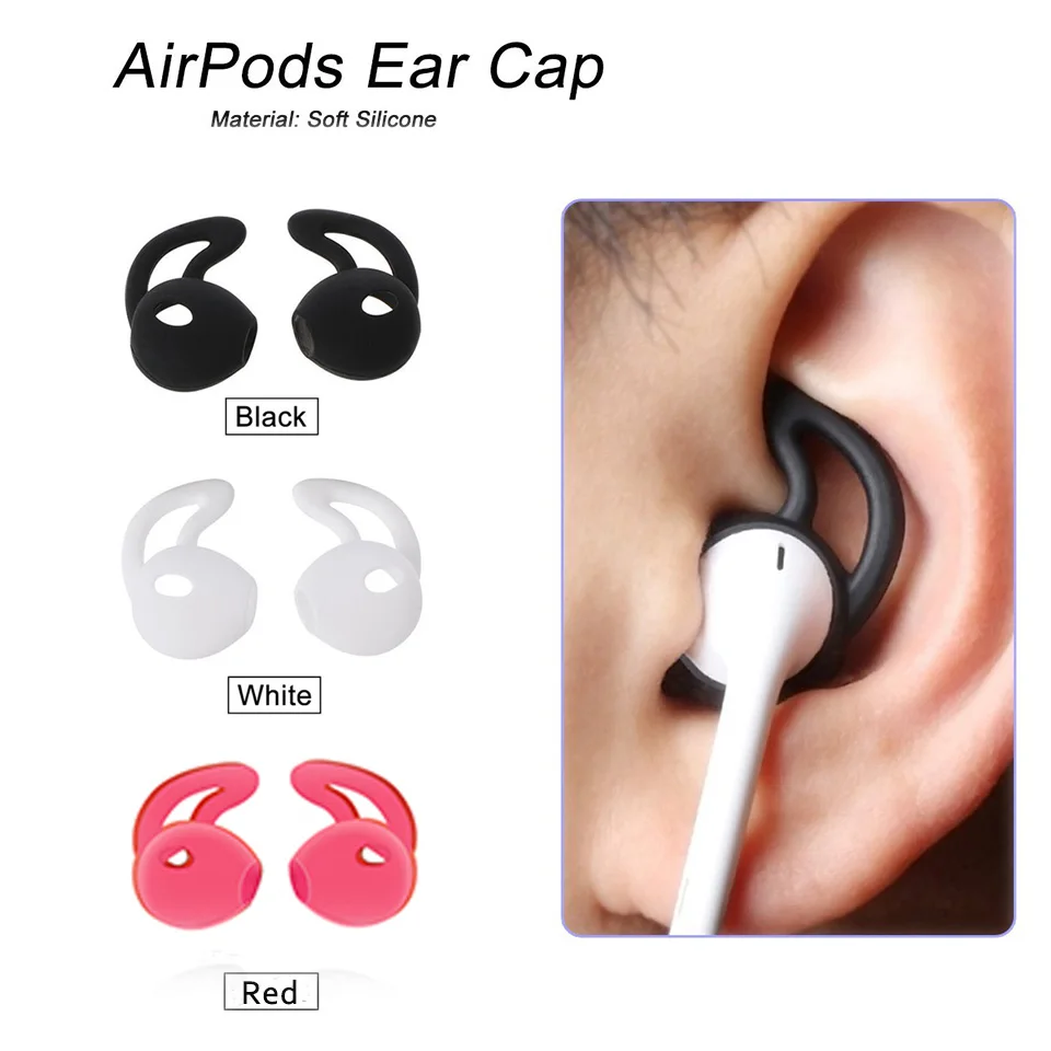 Tendway 7 pcs/set Silicone Case for Apple AirPods Protective Cover Pouch &amp Anti Lost Strap Ear Hooks Earphone wings | Электроника