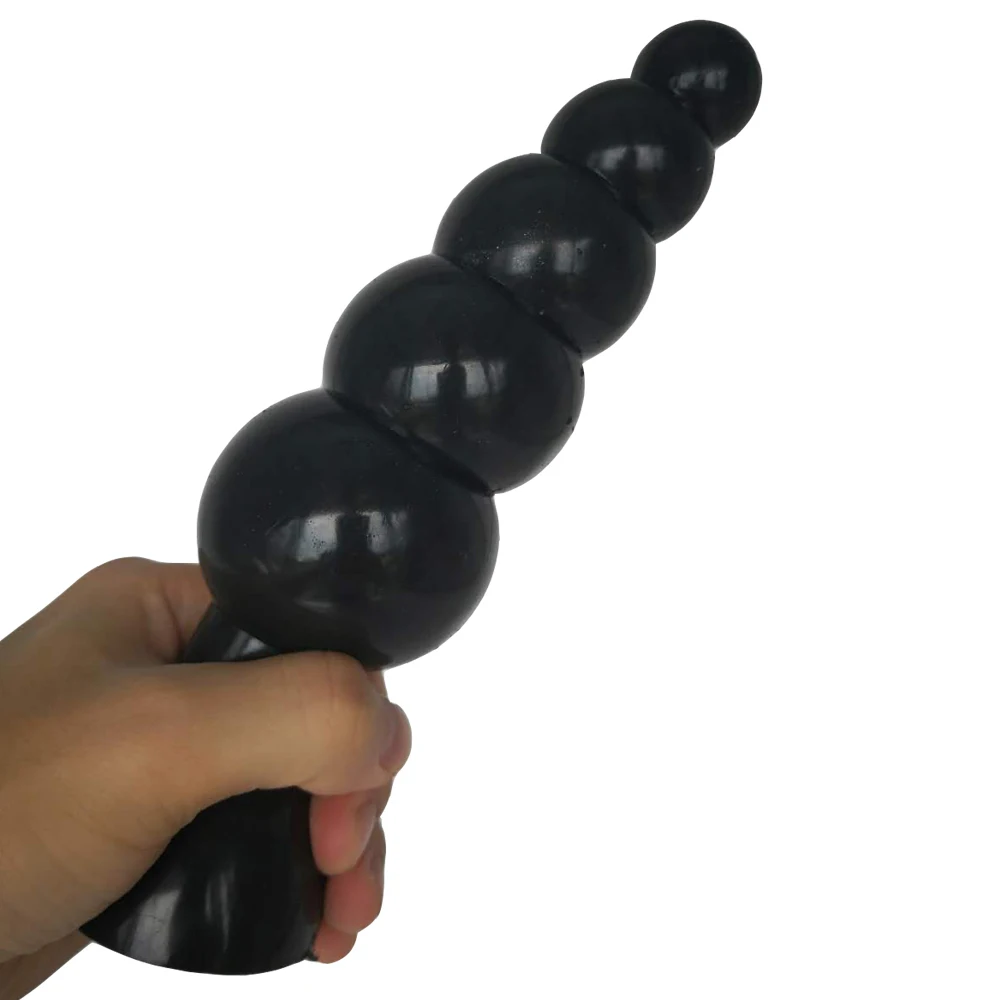 HOWOSEX Soft huge Anal beads with Suction Cup Large Butt Plug Prostate Adult Sex Toys for Men Gay Woman Erotic | Красота и здоровье