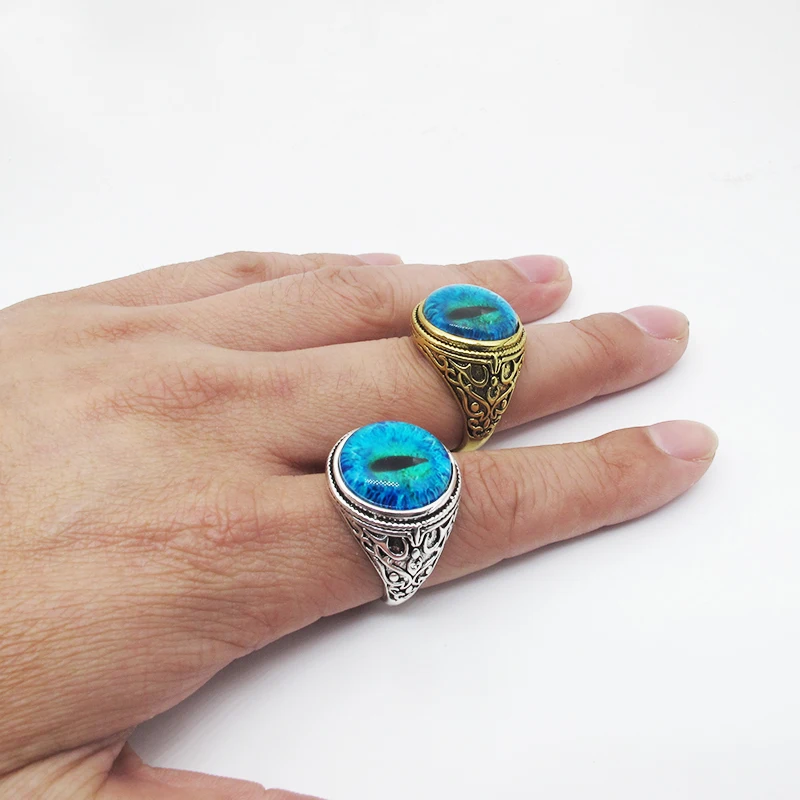 Винтажное кольцо Wicca с фиолетовой пятиконечной звездой для Мужчин Ювелирные