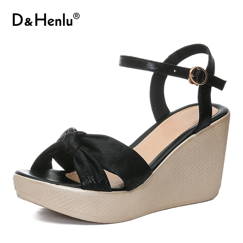 Женские босоножки на танкетке {D & Henlu} размеры 3|Боссоножки и сандалии| |