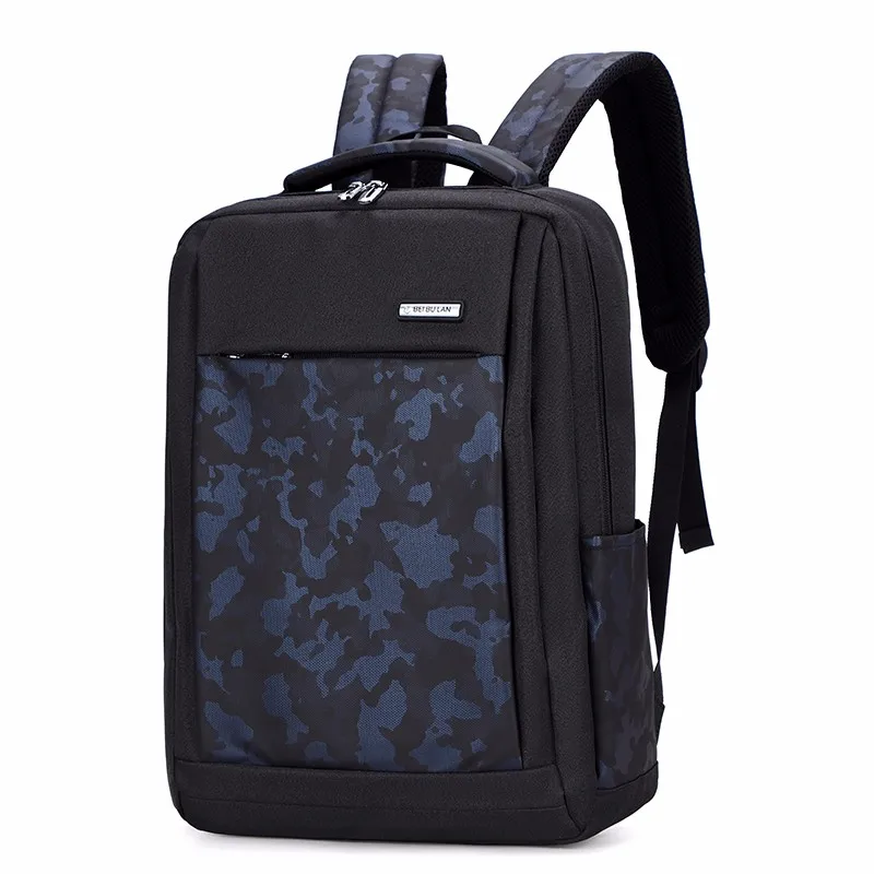 Модный рюкзак для мужчин деловой ноутбука камуфляжная сумка мужской